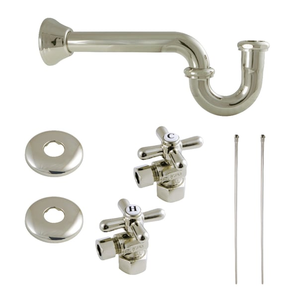 KPK106P Trimscape Plumbing Supply Kit Combo, Polished Nickel
